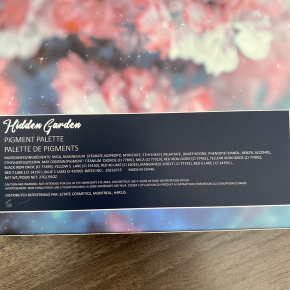 New Estate Cosmetics Hidden Garden Fall Colors Collection Eye Palette - Picture 6 of 7